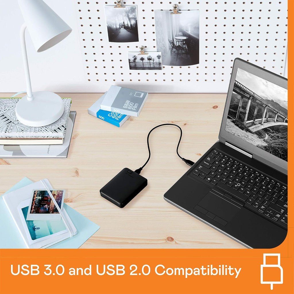 Western Digital 4TB Elements USB 3.0 Portable External Hard Drive Black | WDBU6Y0040BBK-WESN Western Digital