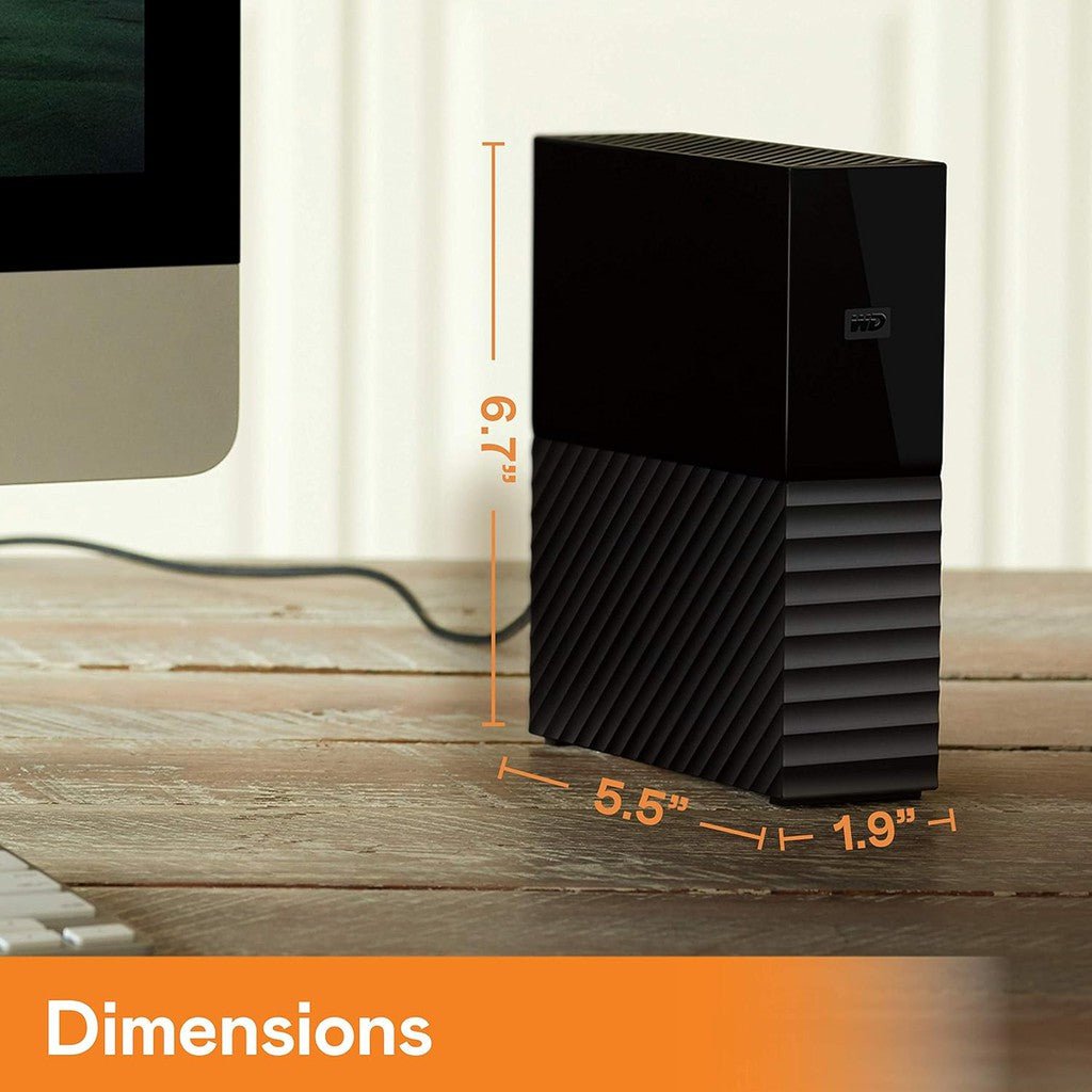 WD My Book 4TB USB 3.0 Desktop Hard Drive WDBBGB0040HBK-BESN ColorWaves