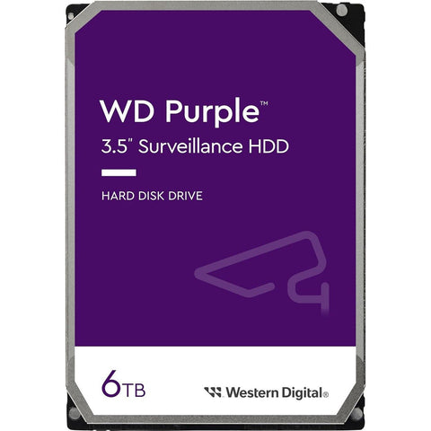 Western Digital 6TB WD Purple Surveillance Internal Hard Drive HDD WD64PURZ Western Digital