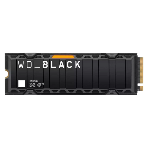 Western Digital Black SN850X 1TB NVMe M.2 Internal Solid State Drive - With Heatsink (WDS100T2XHE) Western Digital