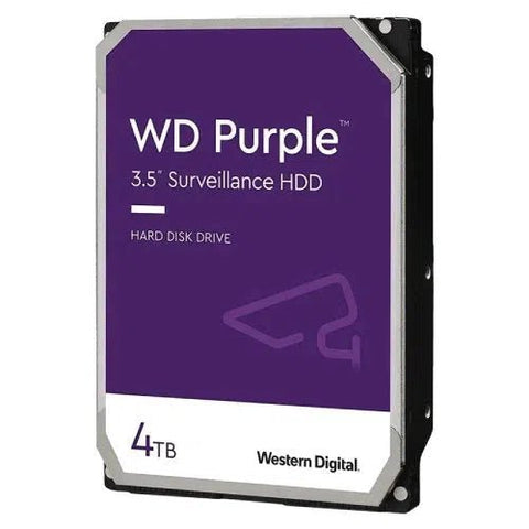 Wd Purple 4Tb Surveillance Hard Disk Drive - 5400 Rpm Class Sata 6Gb/S 64Mb Cache 3.5 Inch Wd43Purz ColorWaves