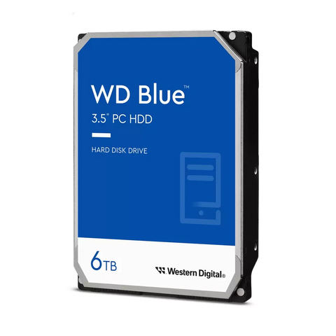 Western Digital WD Blue 3.5-inch PC HDD 6 TB Internal Hard Disk Drive (WD60EZAZ) Western Digital
