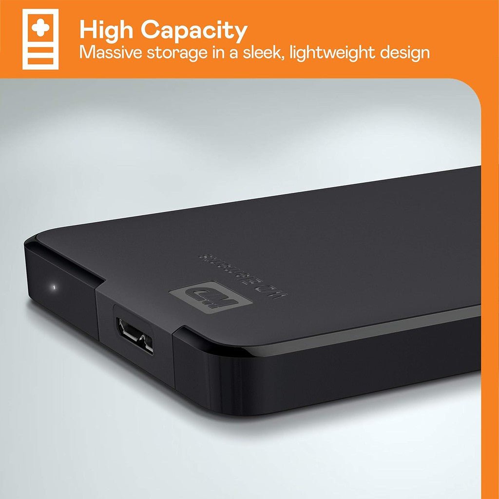 Western Digital WD Elements 4TB USB 3.0 Portable Hard Drive - Black Western Digital