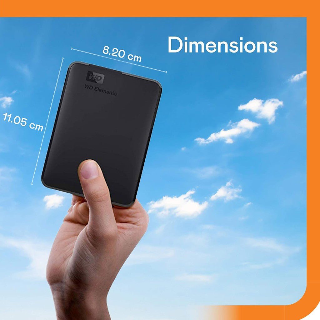 Western Digital WD Elements 4TB USB 3.0 Portable Hard Drive - Black Western Digital