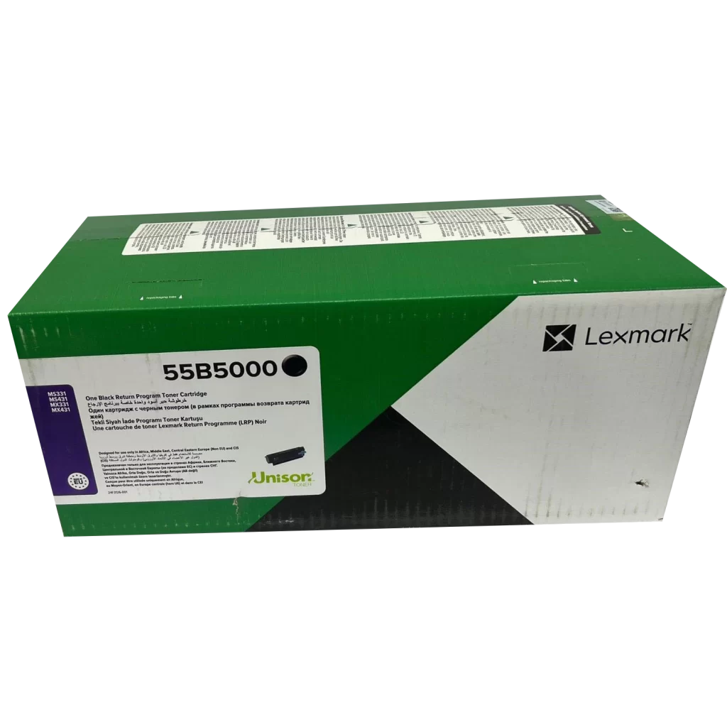 Lexmark 55b1000 Black Toner Lexmark