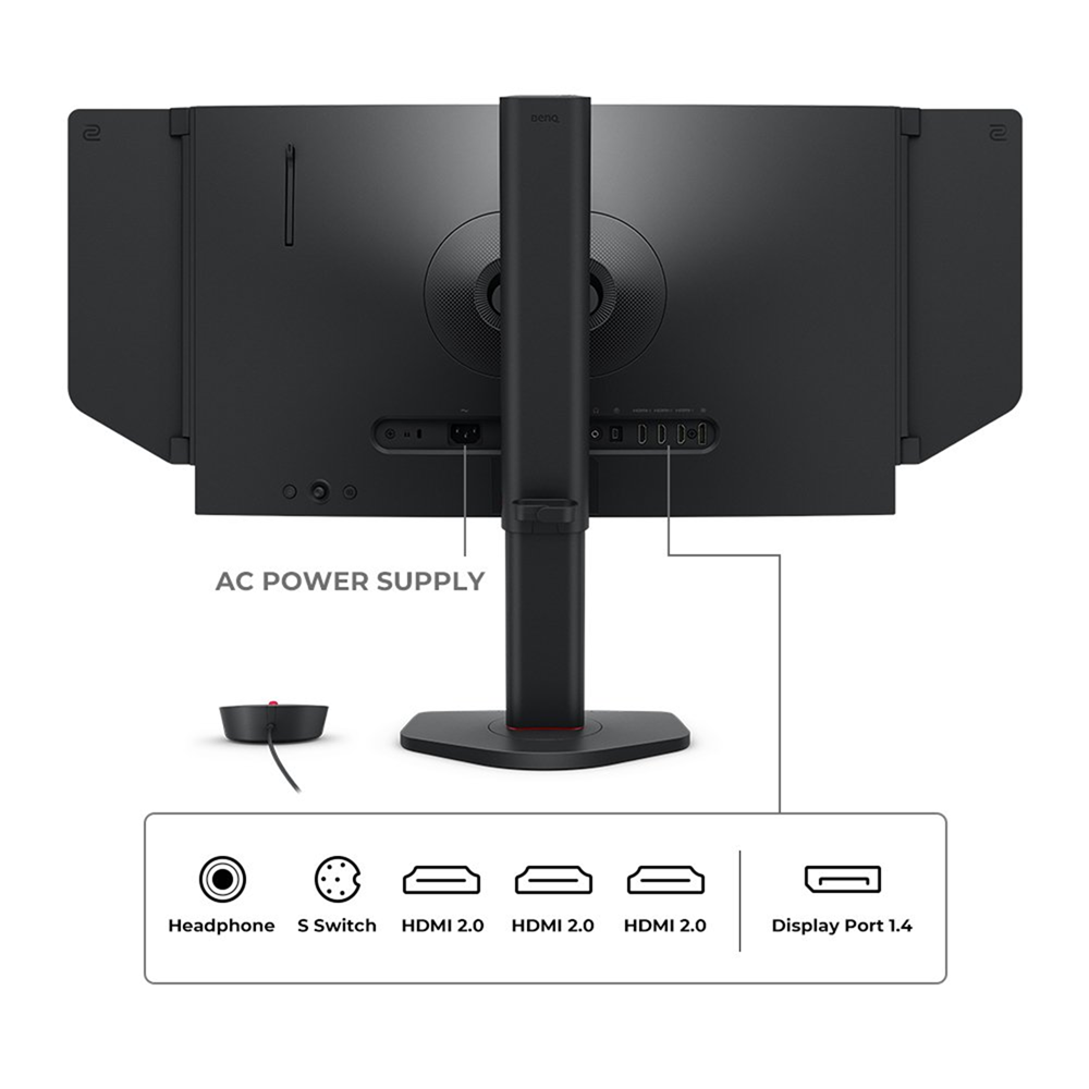 BenQ 24″ Zowie XL2586X+ 600Hz Fast TN FHD DyAc2 HDMI 2.1 Adjustable Gaming Monitor Benq Monitors