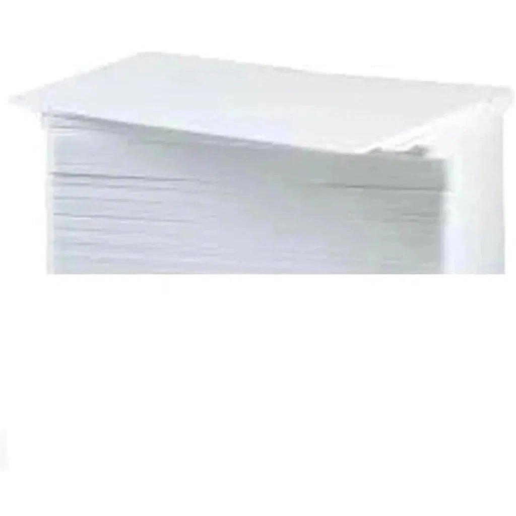 Zebra Pvc Card - 30 Mil / Pack Of 100 / White ColorWaves