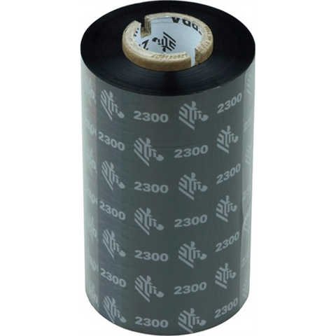 Zebra Wax Ribbon 2300 110mm X 450mm Bk11045 ColorWaves