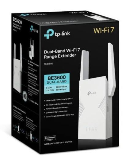 TP-Link BE3600 Wi-Fi 7 Range Extender 2.5G Port (RE235BE)