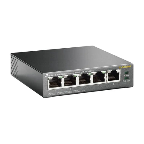 Tp-Link Tl-Sg1005P 5-Port Gigabit Desktop Switch With 4-Port Poe TP-Link