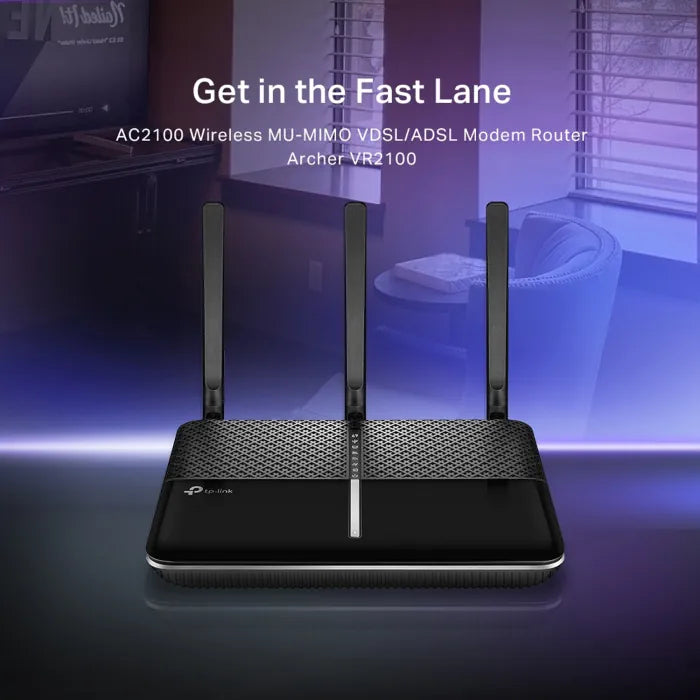 TP-Link Archer VR2100 AC2100 Wireless MU-MIMO VDSL/ADSL Modem Router TP-Link