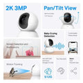 TP-Link Tapo Pan/Tilt AI Home Security Wi-Fi Camera 2K (TAPO C210) TP-Link
