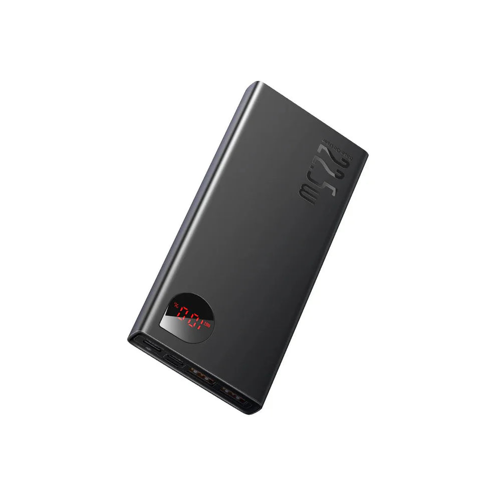 Baseus Adaman Metal Digital Display Quick Charge Power Bank 10000mAh 22.5W Black Baseus