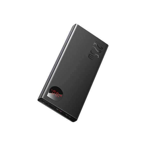 Baseus Adaman Metal Digital Display Quick Charge Power Bank 10000mAh 22.5W Black
