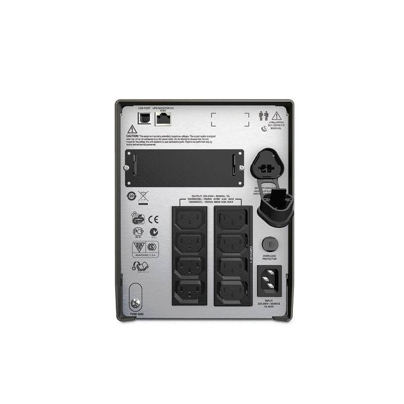 APC SMART-UPS 1000VA LCD 230V WITH SMART-CONNECT (SMT1000IC) ColorWaves
