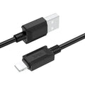 Hoco X73 Charging Data Sync Cable - USB / Lightning / 1 Meter / Black Hoco