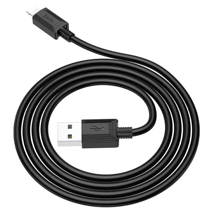 Hoco X73 Charging Data Sync Cable - USB / Lightning / 1 Meter / Black Hoco