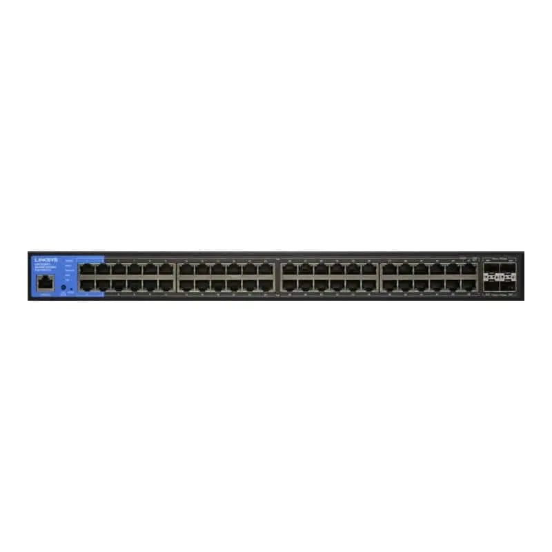 Linksys 48-Port Managed Gigabit Poe+ Switch With 4 10G Sfp+ Uplinks 740W (Lgs352Mpc) Linksys
