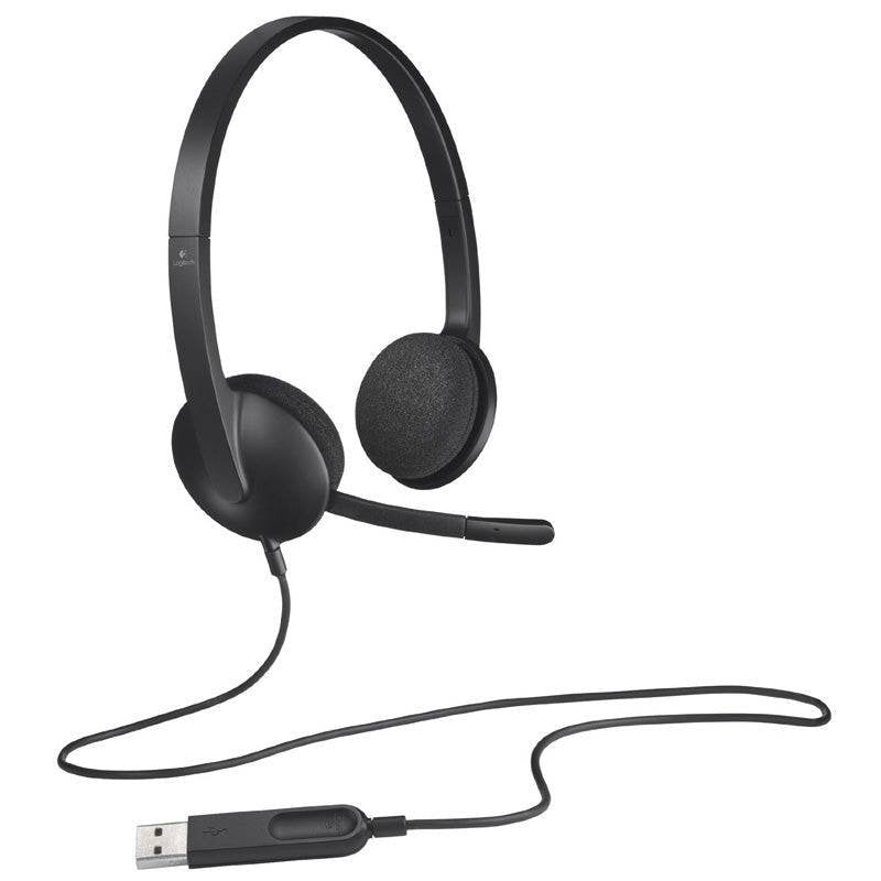 Logitech H340 - USB 2.0 / Wired / 20Hz to 20KHz / Stereo - Head Phones Logitech