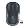 Logitech Mouse M185 Wireless Nano - Black and Grey Logitech