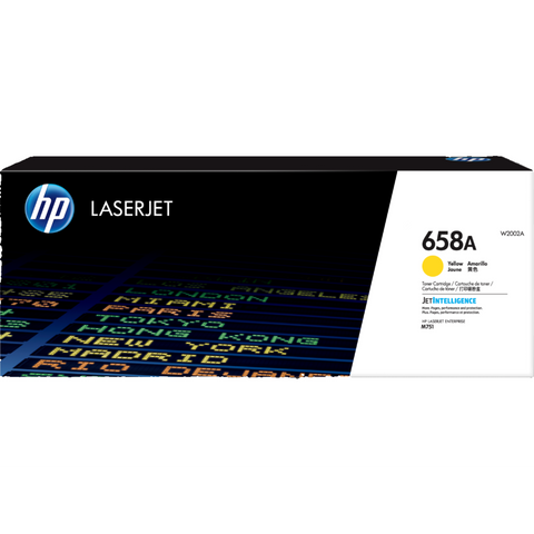 Hp 658A W2002A Toner Cartridge Yellow HP