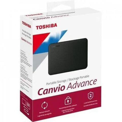Toshiba 2Tb Canvio Advance V10 Usb 3.2 Gen1 Portable Hdd (Hdtca20Ek3Aa) Toshiba