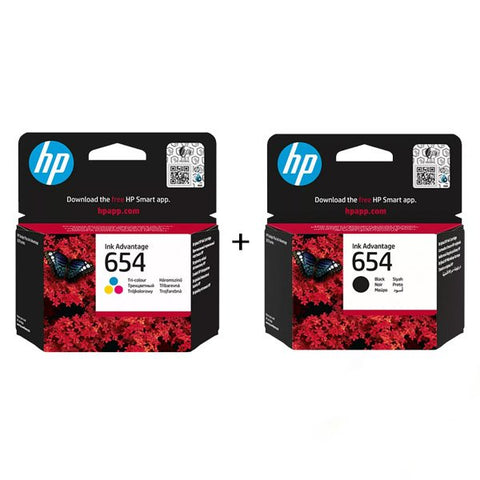 Hp 654 Ink Cartridges Combo Pack HP