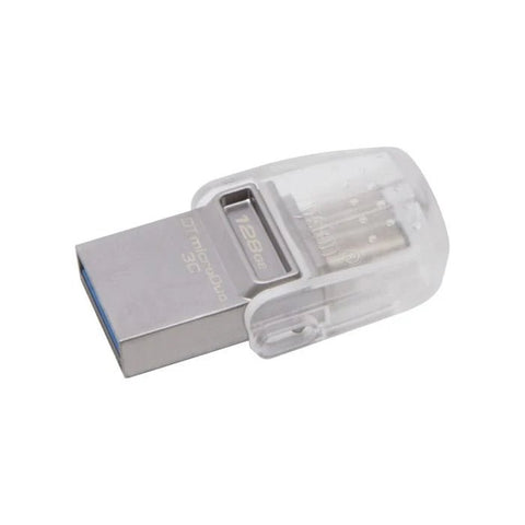 Kingston Data Traveler Duo3C Usb 3.0/3.1 + Type-C Flash Drive Dtduo3C/128Gb Kingston