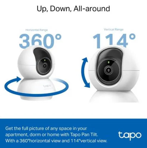 TP-Link Tapo 3K Pan/Tilt AI Home Security Wi-Fi Camera 5MP ( Tapo C230 ) TP-Link