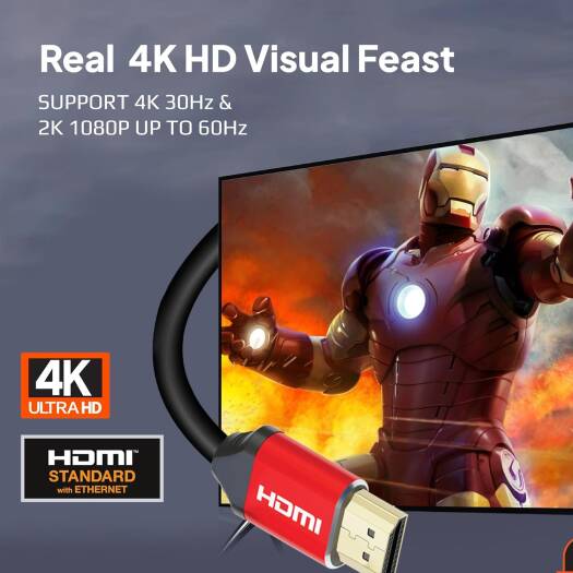 Mowsil HDMI 1.4 Cable 1 Mtr Mowsil