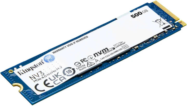 Kingston NV3 500GB NVMe SSD Gen4 Upto 5000Mb/s-SNV3S/500G Kingston