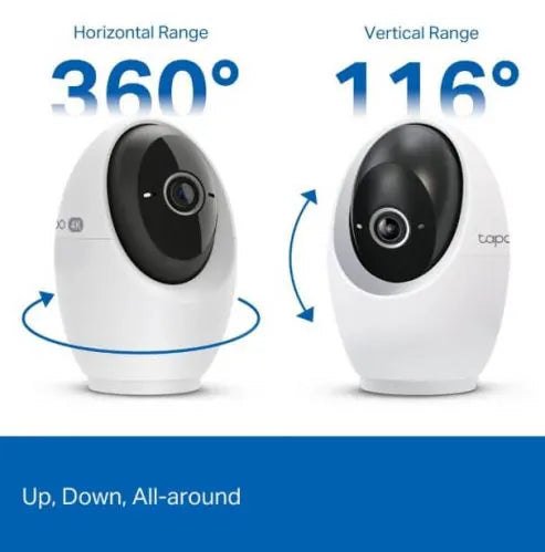 TP-Link Tapo Pan/Tilt AI Home Security Dual Band Wi-Fi Camera 8MP (4K) ( Tapo C260 ) TP-Link
