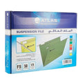 Atlas Suspension Hanging Files Fs, 50Pcs Box ColorWaves