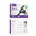 Hoco Cool 5-in-1 Multifunctional Vacuum Cleaner & Air Pump - Black (DPH05) Hoco