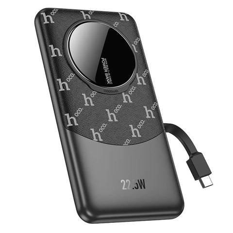 HOCO Leather Grain Finish 10000mAh Power Bank Q29 - Stylish & Portable Hoco