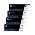 HP 203A LaserJet Toner Cartridge Full Set + ( Photocopy A4 Paper 1 Reem) HP