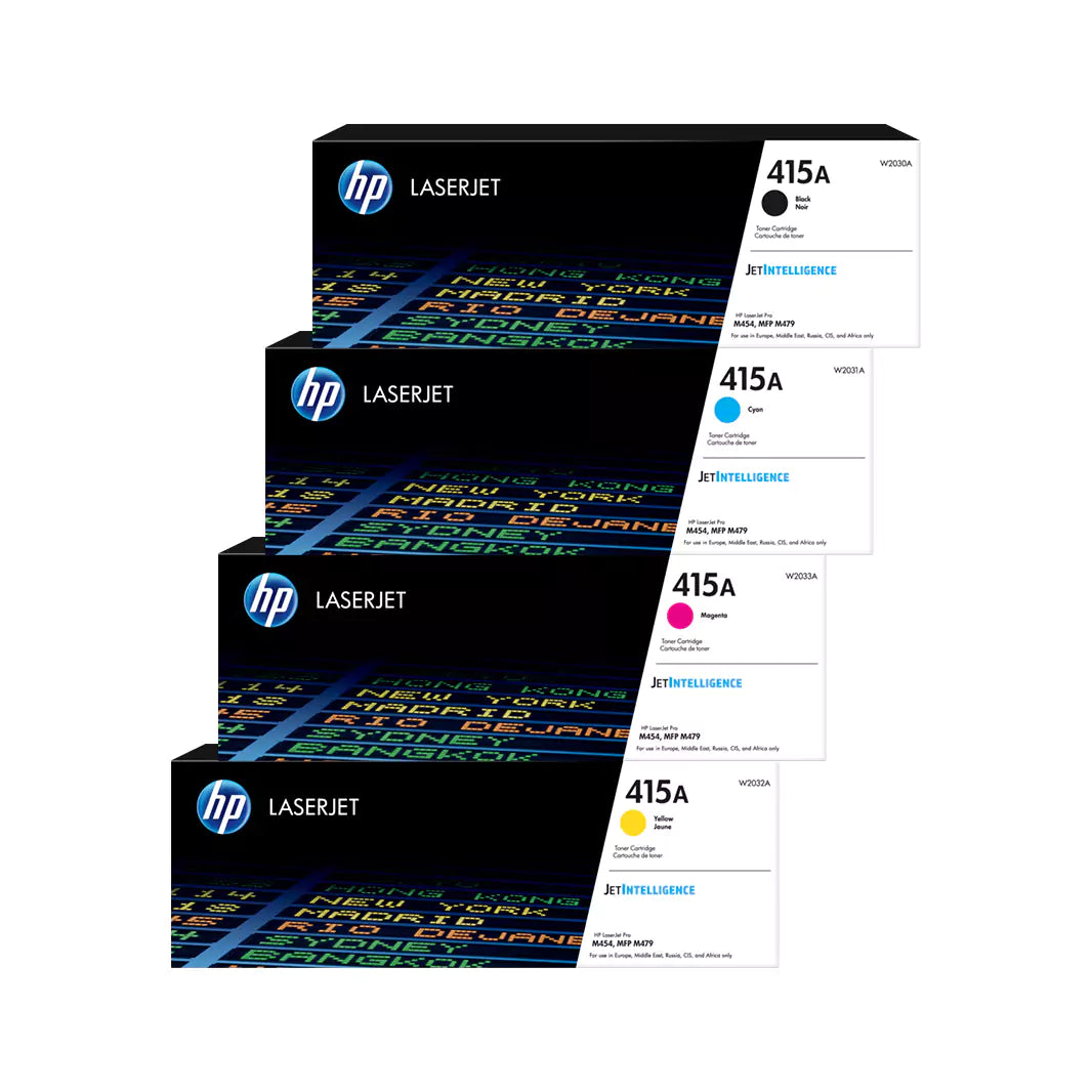 HP 415A LaserJet Toner Cartridge Full Set HP