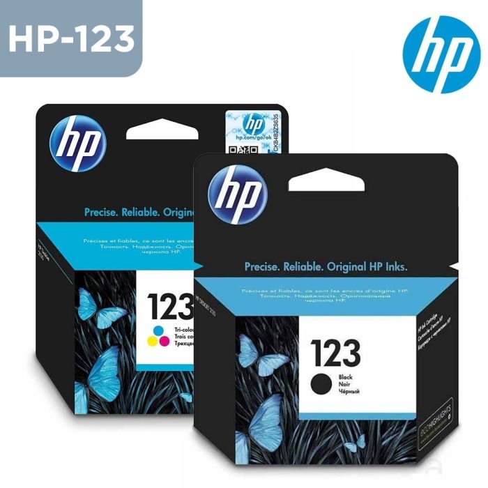 HP 123 Original Ink Cartridge Set Black & Tri Colour Combo set HP