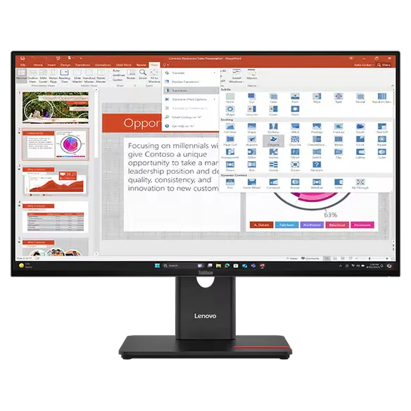 Lenovo ThinkVision T27-40 27" FHD 120Hz 3YW Monitor Lenovo