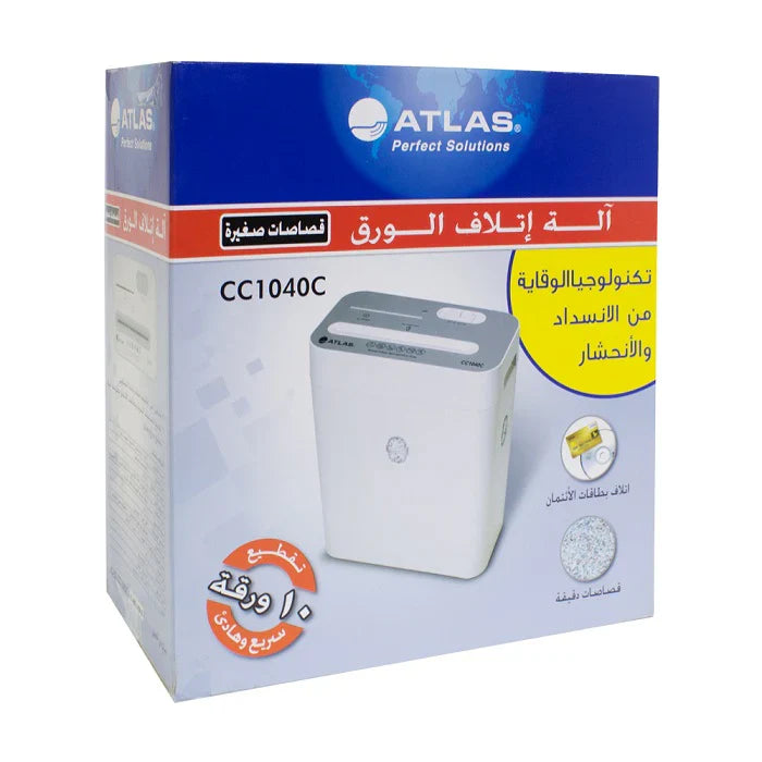 Atlas Shredder Cross Cut Cc1040C ColorWaves
