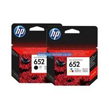 Hp Pack of 2 652 Original Ink Cartridge Set Black & Tri Colour HP