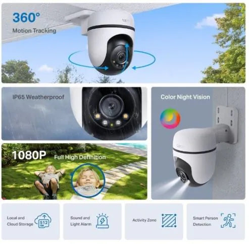 TP-Link Tapo Outdoor Pan/Tilt Security WiFi Camera 1080P ( Tapo C500 ) TP-Link