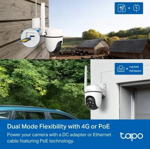 TP-Link Tapo Outdoor Pan/Tilt 4G LTE Camera (Tapo C501GW) TP-Link