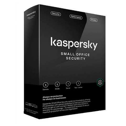 Kaspersky Small Office Security – 5 Desktops + 1 Server, 1 Year Subscription Kaspersky