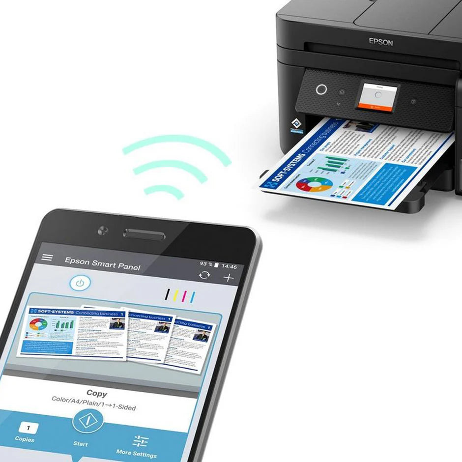 Epson Ink Tank L6290 A4 Wi-Fi Duplex All-in-One + 1 Reem Paper Free Epson