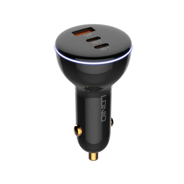 LDNIO 160W 3 USB Super Fast Car Charger C102