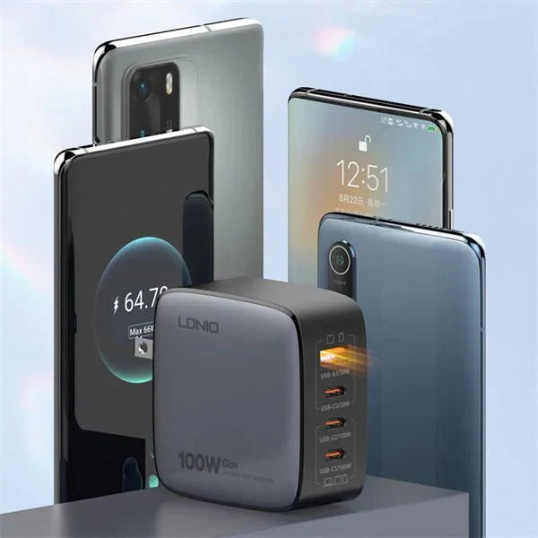 LDNIO Q408 100W GaN Super Fast Charger Ldnio