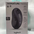 Logitech Signature M650L Wireless/Bluetooth Mouse, Silent Touch Graphite Logitech