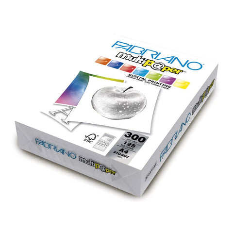 Fabriano Multi Purpose Uncoated A4 Size Paper 300 gsm/125 pages ColorWaves
