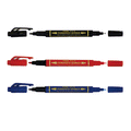 Pentel N75W Permanent Marker Twin Tip 12pcs/pkt ColorWaves